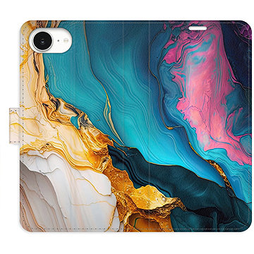 

iSaprio Flip pouzdro Colourful Marble pro iPhone 16e