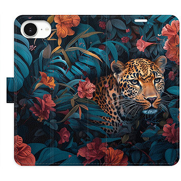 

iSaprio Flip pouzdro Flower Jaguar 02 pro iPhone 16e