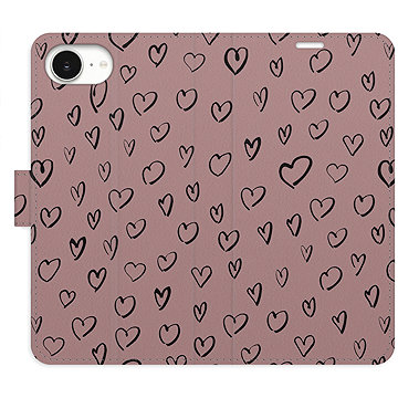 

iSaprio Flip pouzdro Heart Dark 02 pro iPhone 16e