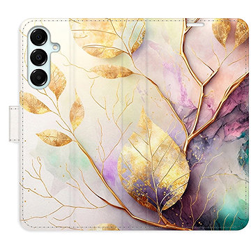 

iSaprio Flip pouzdro Gold Leaves 02 pro Samsung Galaxy A16 5G