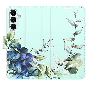 

iSaprio Flip pouzdro Blue Flowers pro Samsung Galaxy A16 5G