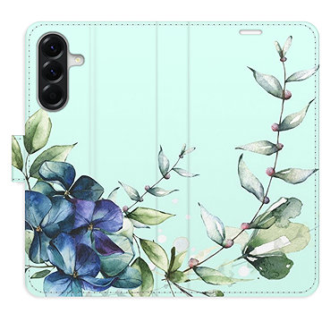 

iSaprio Flip pouzdro Blue Flowers pro Samsung Galaxy A36