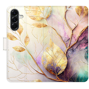 

iSaprio Flip pouzdro Gold Leaves 02 pro Samsung Galaxy A56