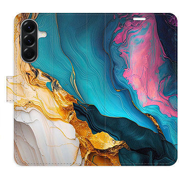 

iSaprio Flip pouzdro Colourful Marble pro Samsung Galaxy A56