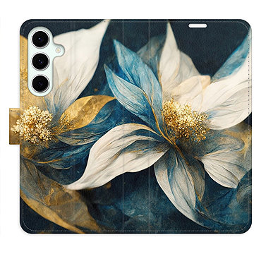 

iSaprio Flip pouzdro Gold Flowers pro Samsung Galaxy S24 FE