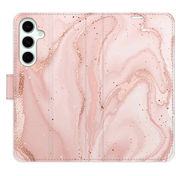 

iSaprio Flip pouzdro RoseGold Marble pro Samsung Galaxy S24 FE