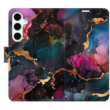 

iSaprio Flip pouzdro Dark Marble pro Samsung Galaxy S24 FE