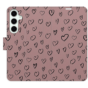 

iSaprio Flip pouzdro Heart Dark 02 pro Samsung Galaxy S24 FE
