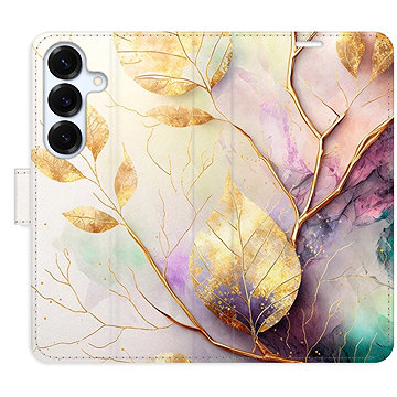 

iSaprio Flip pouzdro Gold Leaves 02 pro Samsung Galaxy S25