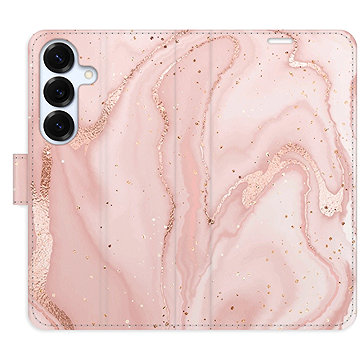 

iSaprio Flip pouzdro RoseGold Marble pro Samsung Galaxy S25