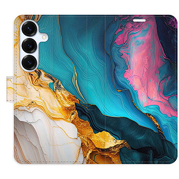 

iSaprio Flip pouzdro Colourful Marble pro Samsung Galaxy S25