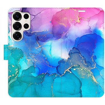 

iSaprio Flip pouzdro BluePink Paint pro Samsung Galaxy S25 Ultra