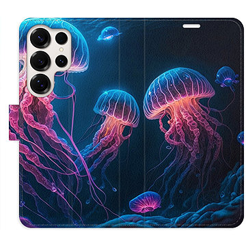 

iSaprio Flip pouzdro Jellyfish pro Samsung Galaxy S25 Ultra