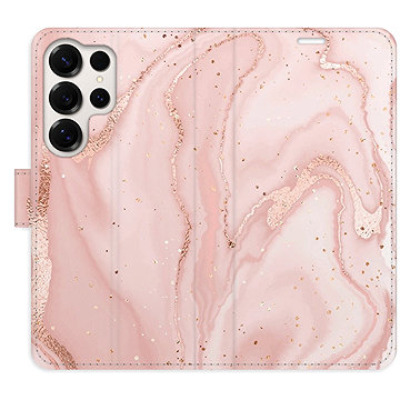 

iSaprio Flip pouzdro RoseGold Marble pro Samsung Galaxy S25 Ultra