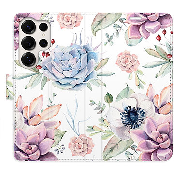 

iSaprio Flip pouzdro Succulents Pattern pro Samsung Galaxy S25 Ultra