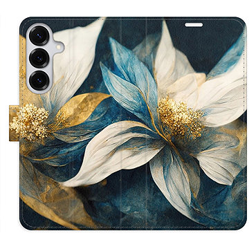 

iSaprio Flip pouzdro Gold Flowers pro Samsung Galaxy S25+