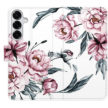 

iSaprio Flip pouzdro Pink Flowers pro Samsung Galaxy S25+