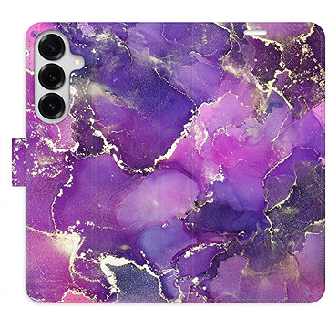 

iSaprio Flip pouzdro Purple Marble pro Samsung Galaxy S25+