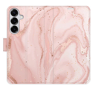 

iSaprio Flip pouzdro RoseGold Marble pro Samsung Galaxy S25+