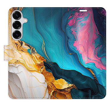 

iSaprio Flip pouzdro Colourful Marble pro Samsung Galaxy S25+