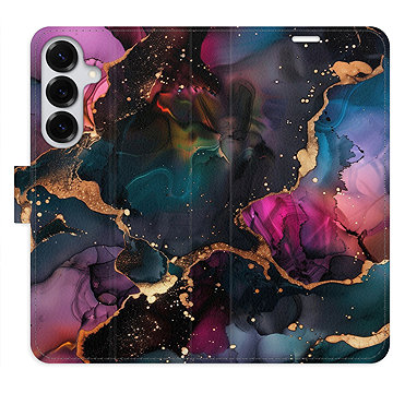 

iSaprio Flip pouzdro Dark Marble pro Samsung Galaxy S25+