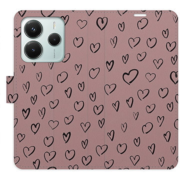 

iSaprio Flip pouzdro Heart Dark 02 pro Xiaomi Redmi Note 14 5G