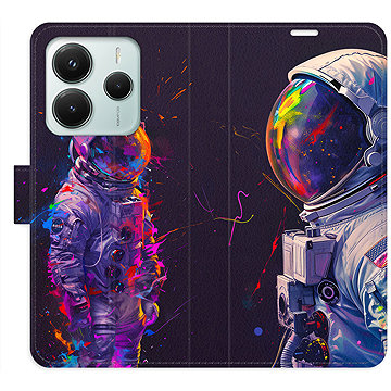 

iSaprio Flip pouzdro Neon Astronaut 02 pro Xiaomi Redmi Note 14 5G