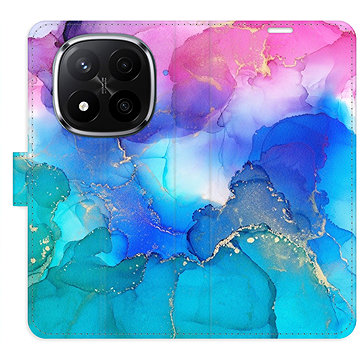 

iSaprio Flip pouzdro BluePink Paint pro Xiaomi Redmi Note 14 Pro 5G/14 Pro+ 5G