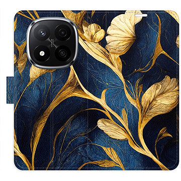 

iSaprio Flip pouzdro GoldBlue pro Xiaomi Redmi Note 14 Pro 5G/14 Pro+ 5G