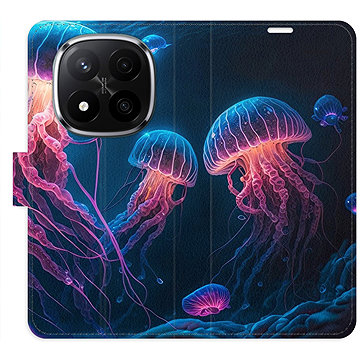 

iSaprio Flip pouzdro Jellyfish pro Xiaomi Redmi Note 14 Pro 5G/14 Pro+ 5G