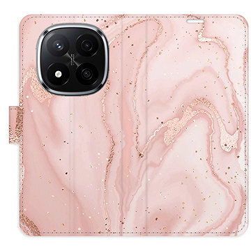 

iSaprio Flip pouzdro RoseGold Marble pro Xiaomi Redmi Note 14 Pro 5G/14 Pro+ 5G