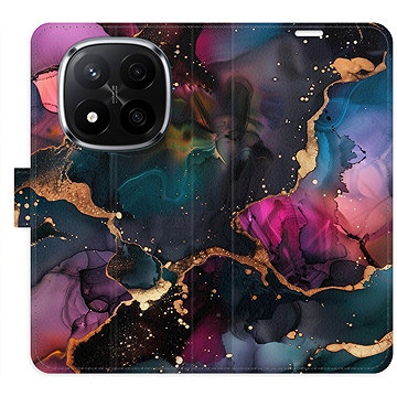 

iSaprio Flip pouzdro Dark Marble pro Xiaomi Redmi Note 14 Pro 5G/14 Pro+ 5G
