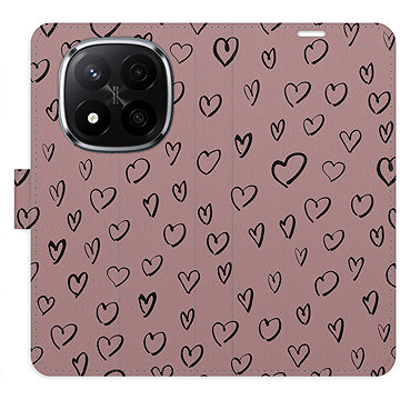 

iSaprio Flip pouzdro Heart Dark 02 pro Xiaomi Redmi Note 14 Pro 5G/14 Pro+ 5G