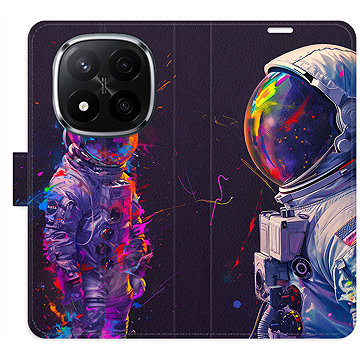 

iSaprio Flip pouzdro Neon Astronaut 02 pro Xiaomi Redmi Note 14 Pro 5G/14 Pro+ 5G