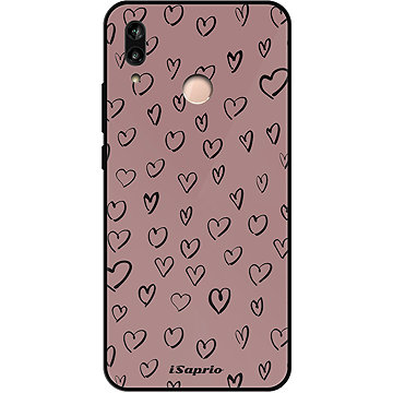 

iSaprio Lesklé pouzdro Heart Dark - Huawei P20 Lite