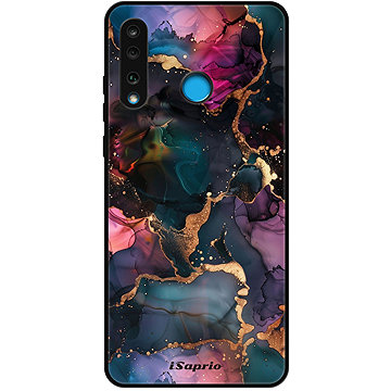 

iSaprio Lesklé pouzdro Dark Marble 10 - Huawei P30 Lite
