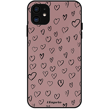

iSaprio Lesklé pouzdro Heart Dark - iPhone 11