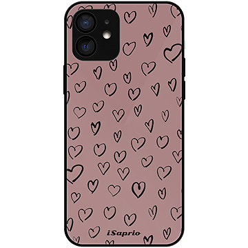 

iSaprio Lesklé pouzdro Heart Dark - iPhone 12