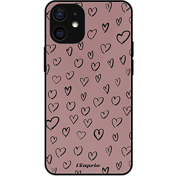 

iSaprio Lesklé pouzdro Heart Dark - iPhone 12 mini