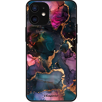 

iSaprio Lesklé pouzdro Dark Marble 10 - iPhone 12 mini