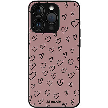 

iSaprio Lesklé pouzdro Heart Dark - iPhone 15 Pro