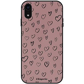 

iSaprio Lesklé pouzdro Heart Dark - iPhone XR