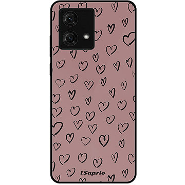 

iSaprio Lesklé pouzdro Heart Dark - Motorola Moto G84