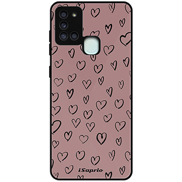

iSaprio Lesklé pouzdro Heart Dark - Samsung Galaxy A21s