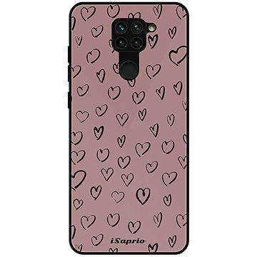 

iSaprio Lesklé pouzdro Heart Dark - Xiaomi Redmi Note 9
