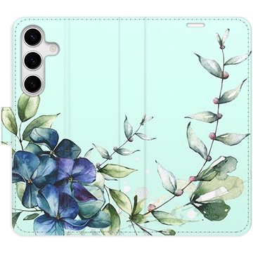 

iSaprio flip pouzdro Blue Flowers pro Samsung Galaxy S24