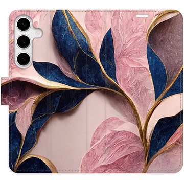 

iSaprio flip pouzdro Pink Leaves pro Samsung Galaxy S24+