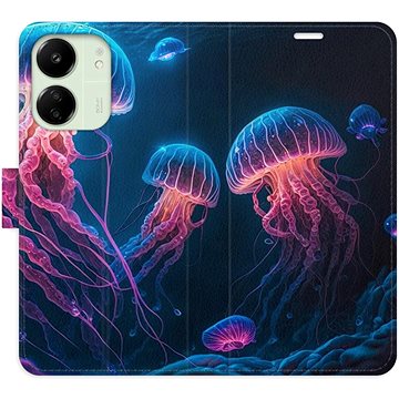 

iSaprio flip pouzdro Jellyfish pro Xiaomi Redmi 13C