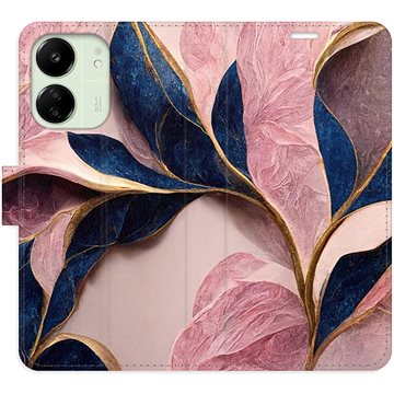 

iSaprio flip pouzdro Pink Leaves pro Xiaomi Redmi 13C