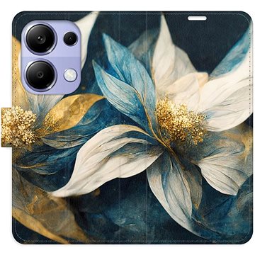 

iSaprio flip pouzdro Gold Flowers pro Xiaomi Redmi Note 13 Pro